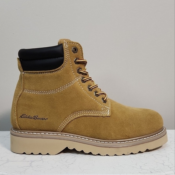 🔥ABSOLUTE FINAL💲⬇️Eddie Bauer Men's Highland Point Suede Boots, Size 9 ~ NWOT - Picture 6 of 11